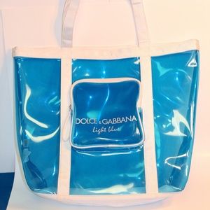 DOLCE & GABBANA light blue Beach Bag